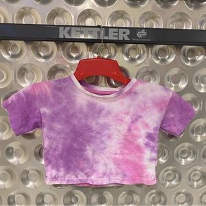 Kids tie-dye crop top